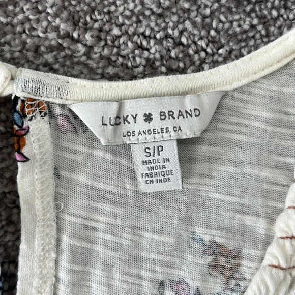 Lucky Brand floral top, S - Picture 3 of 5